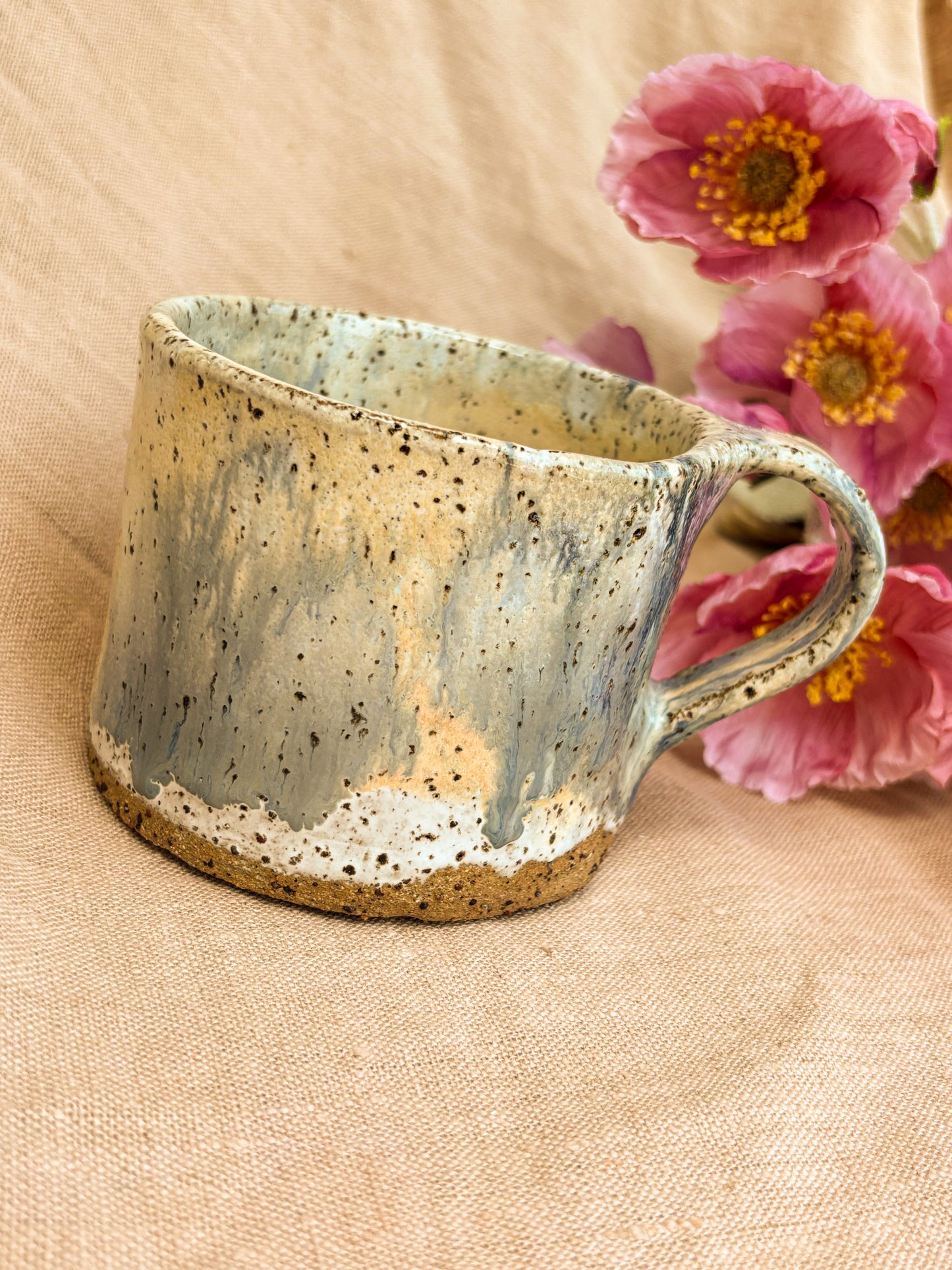 Handmade Mug, Coral Current