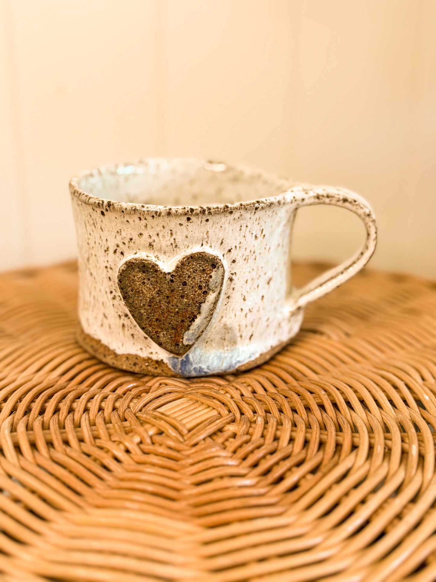 Handmade Mug, Neutral Heart