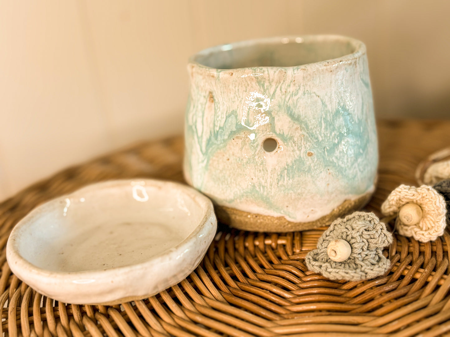 Handmade Oil Burner, Blue Boy