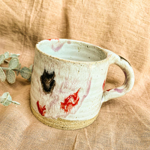 Handmade Mug, Cherry Black