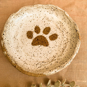 Cat Dish - Paw Print