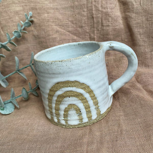 Handmade Mug, Rainbow