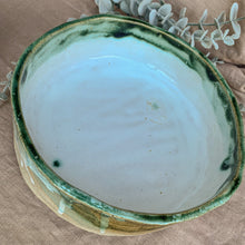 Load image into Gallery viewer, Handmade Dog Bowl, Green Boy
