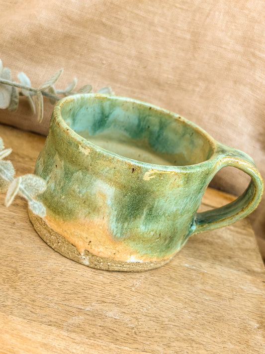 Handmade Mug, Coral Fern