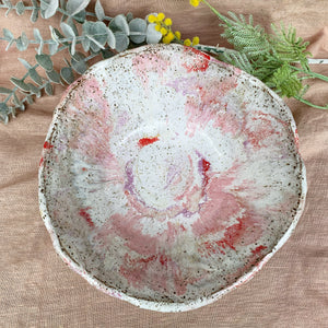 Handmade Salad Bowl, Pinky