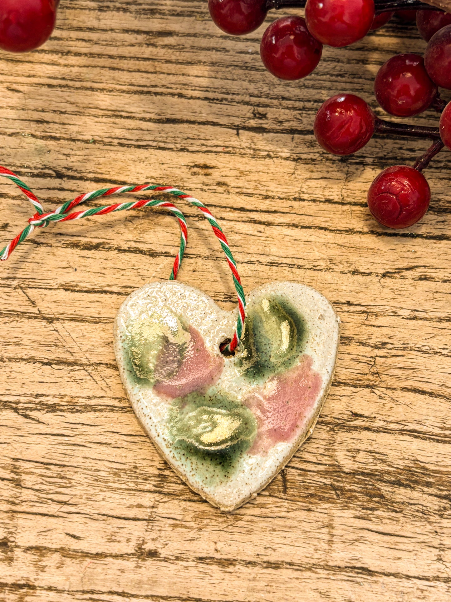 Handmade Christmas Hearts & Stars Decoration