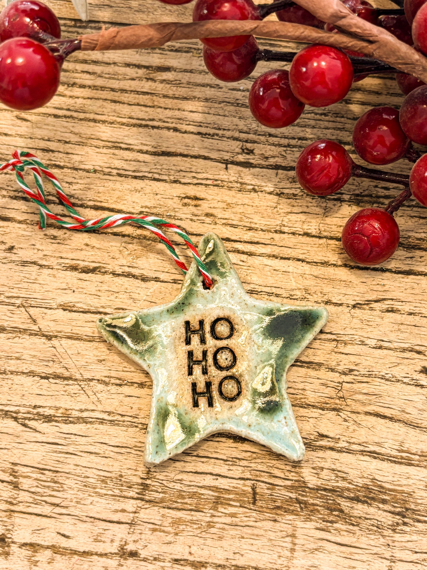 Handmade Christmas Hearts & Stars Decoration