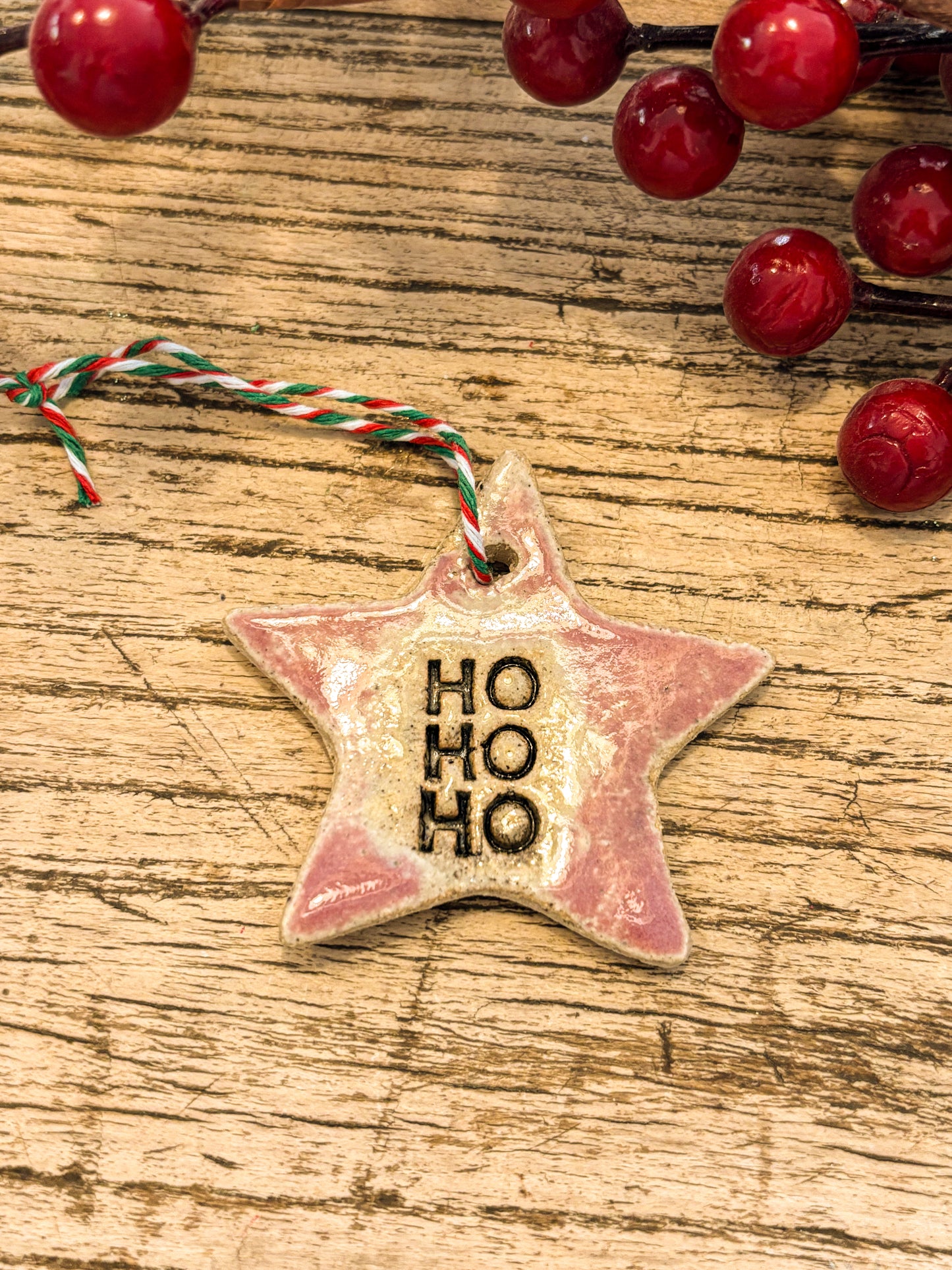 Handmade Christmas Hearts & Stars Decoration