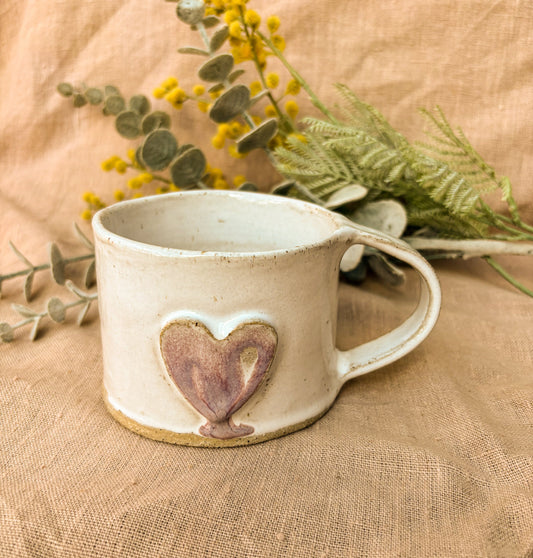 purple heart mug, hero shot