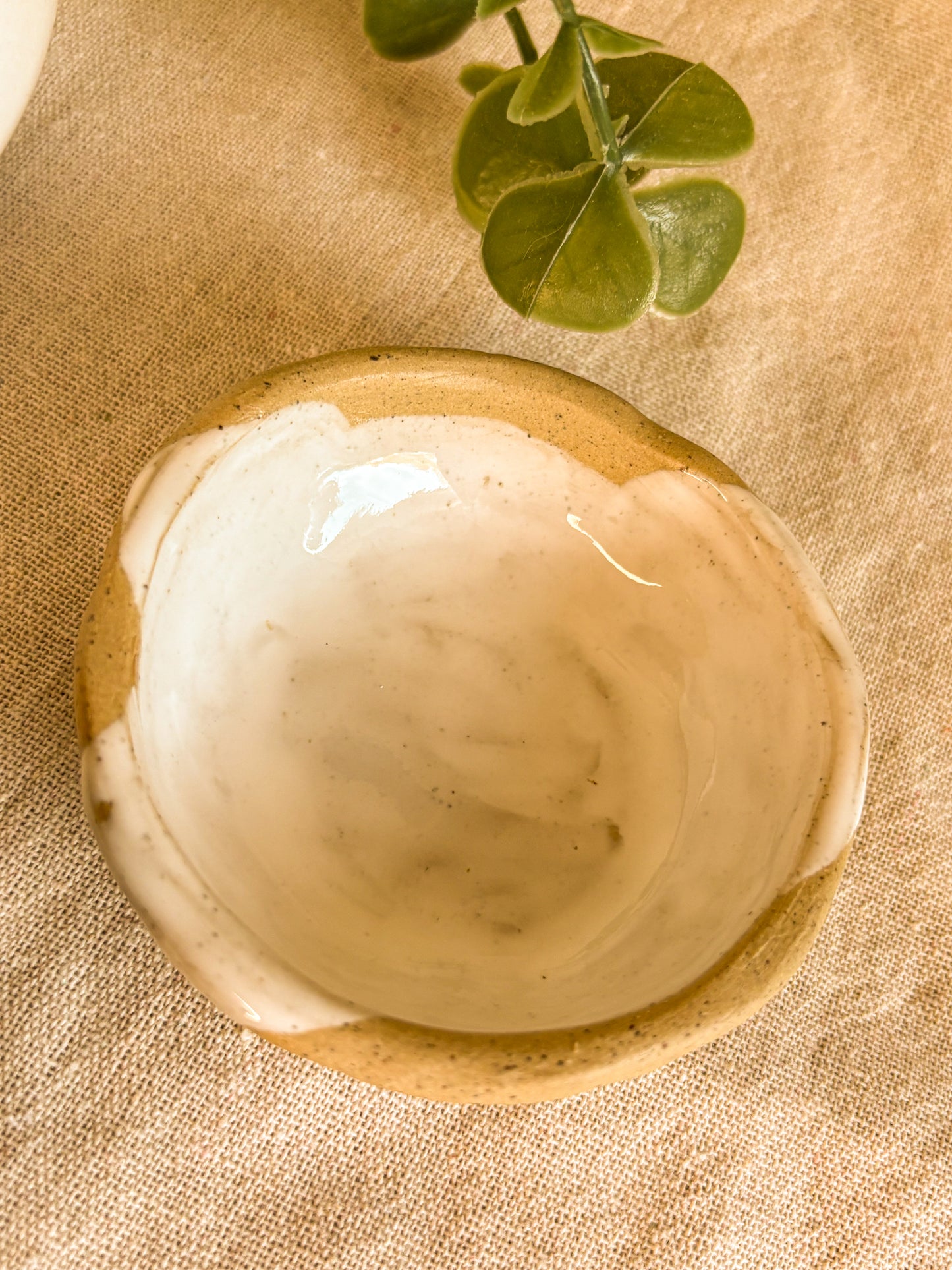 Handmade Small Trinket Dish, Alabaster