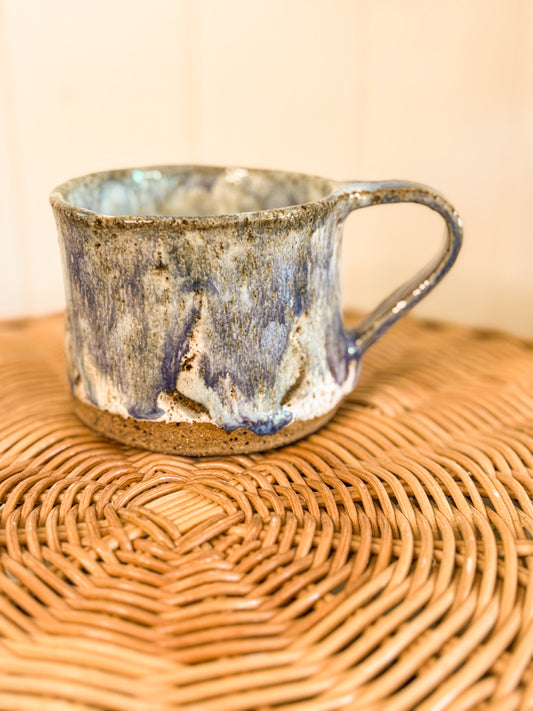 Handmade Mug, Rustic Blue