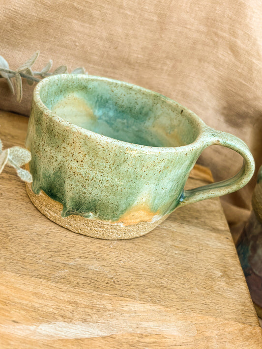 Handmade Mug, Minty Melon