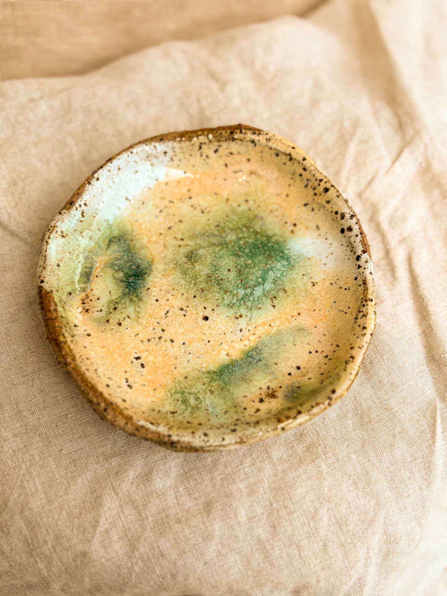 Handmade Trinket Dish, Olive Nest