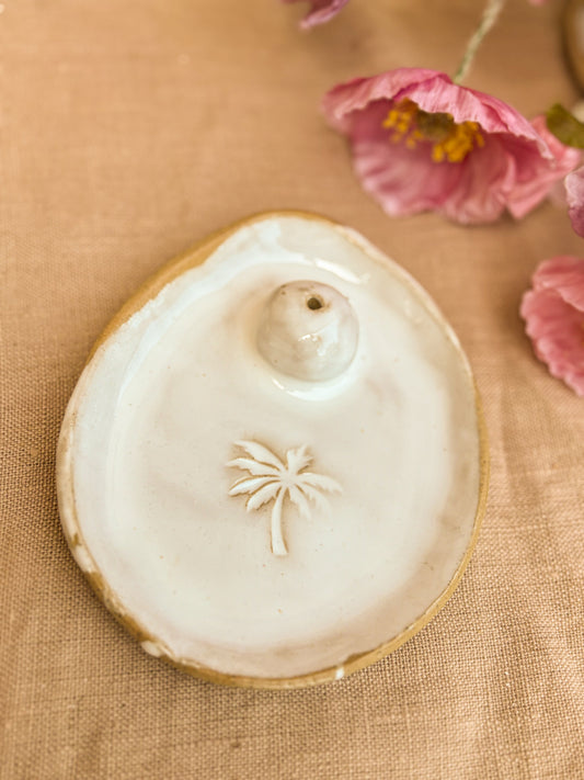Handmade Incense Holder, Original Palm Tree