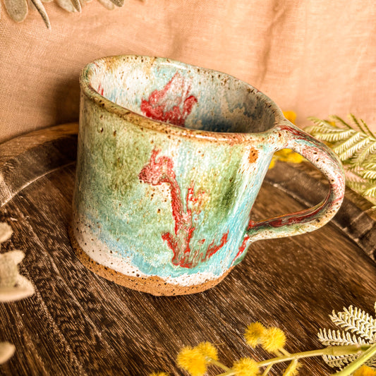 Handmade Mug, Rainbow