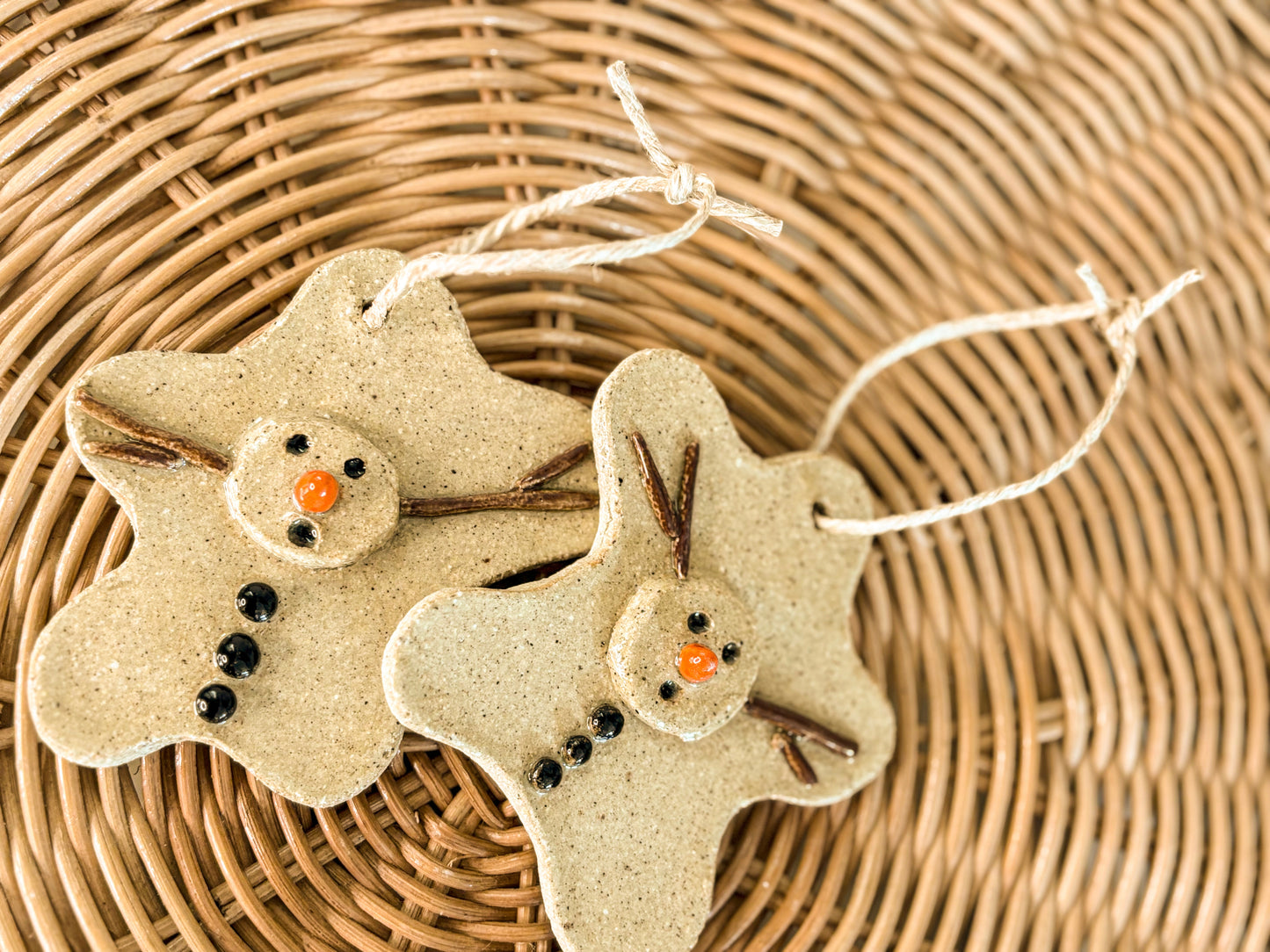 Handmade Christmas Melting Snowman
