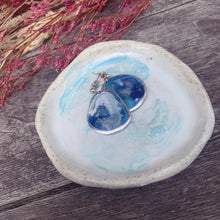 Load image into Gallery viewer, Trinket Dish, Blue Palm
