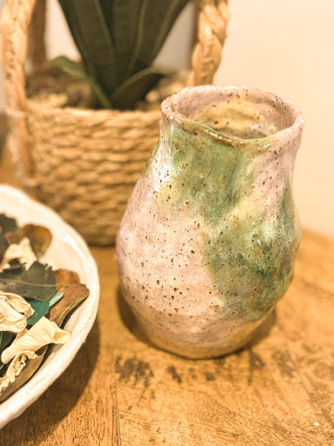 Handmade Vase, Violet Moss